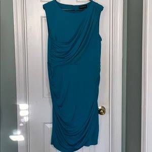 Final price! Teal cocktail dress EUC. Lane Bryant